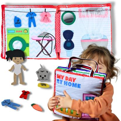 Seraphina Quiet Busy Book My First Doll House Ideal Toy For Girls 40 Engaging Activities