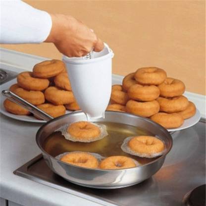 KicHapp Donut Maker Dispenser Plastic Vada/Meduwada Maker Donut Maker