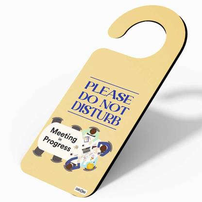 curiohh Please Do Not Disturb Quotes Door Hanger