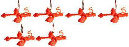 HOIVA Plastic Hanuman murti Flying Idol for Home/Car/door - (Pack of 6) Decorative Showpiece  -  19 cm