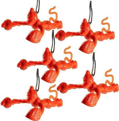 HOIVA Plastic Hanuman murti Flying Idol for Home/Car/door - (Pack of 5) Decorative Showpiece  -  19 cm