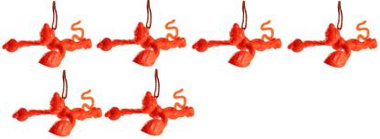 HOIVA Door/ wall / Home Temple Car Hanging Plastic Flying Hanuman - (Pack of 6) Door Hanger