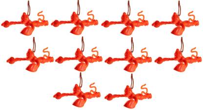 HOIVA Plastic Hanuman murti Flying Idol for Home/Car/door - (Pack of 10) Decorative Showpiece  -  19 cm
