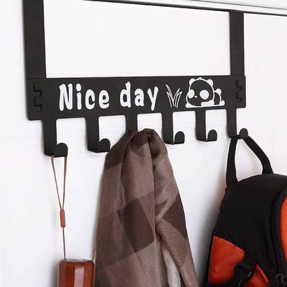 Vaisag House Over Door Hanger for Clothes, Drill Free Door Hanging Hooks for umbrella etc. Door Hanger