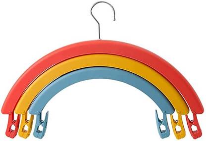 Harvic Plastic Multifunctional Cloth Hangers Three-Layer Hanging Clothes Rack (1pcs) Door Hanger