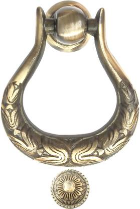 BRASSLO Brass Door knocker | Antique Door Knocker | Round Door Knocker|Ring Door Knocker Brass Door Knocker