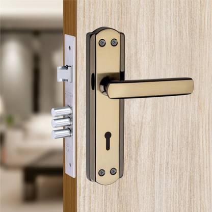 MILTON Iron Glossy Handlesets  (Black, Gold) at Rs. 545