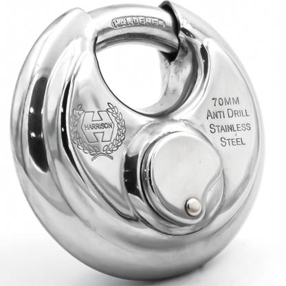 HARRISONLOCK Padlock 70mm 12 Pin With 3 Computerised Key SUPER-STAR-0495/ Mild Steel Material Padlock
