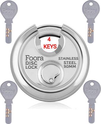Foora Stainless Steel Glossy Smart Lock