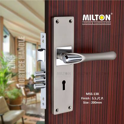 MILTON Zinc Alloy Polished Handlesets