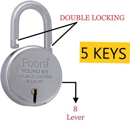 Foora Silver Chrome Door levers