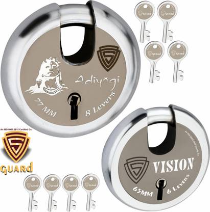 S-Guard Iron Glossy Deadbolts