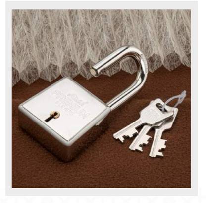 ANAS LOCKS (INDIA) Iron Chrome Smart Lock