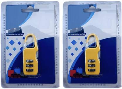 Hoaxer Briefcase 3 Sliding Combination Number Lock Safety Lock