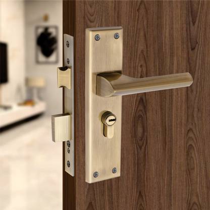 QORP LOCKS Stainless Steel, Aluminium Glossy Handlesets