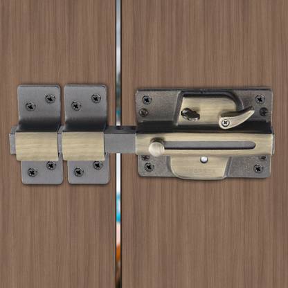 Kunal Gold Brass, Iron, Zinc Alloy Matte Deadbolts
