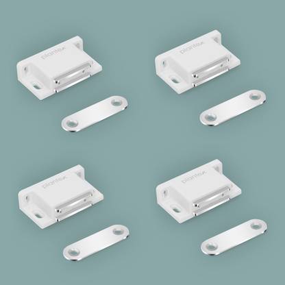 Plantex Door Catcher Magnet/Door Magnet/Door Stopper/Drawer Magnet for Cabinet/ Magnetic Catcher for Door/Door Hardware/Pack of 4 Door Mounted Door Stopper