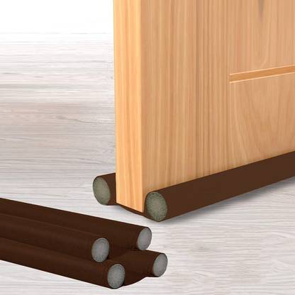 ZAITRA Sound-Proof Reduce Noise Energy Saving Vinyl Weather Stripping Under Door Twin Draft Stopper, Door Sealing Strips for Home DOOR STOPPER Door Mounted Door Stopper