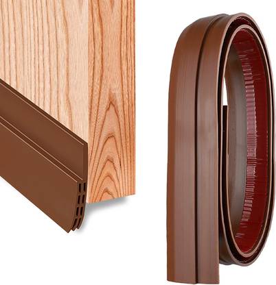MAAUVTOR Door Bottom Seal Strip |Self Adhesive Door Seal Bottom | Waterproof & Soundproof Weather Stripping Door Seal Strip for Air Gap Cockroach Insect Bug Draft Stopper Door Mounted Door Stopper