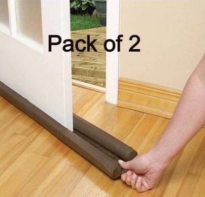 StrongZone Door Bottom Sealing Strip Guard Waterproof 36 inch (Pack of 2) Durable Floor Mounted Door Sealing Strip Guard Door Mounted Door Stopper