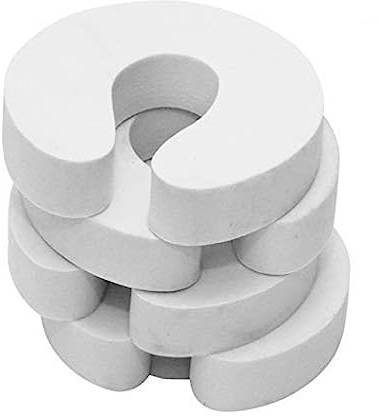 Vedam C Shape Baby Proofing Door Stopper Finger Pinch Guard for Baby Safety & Protection from Door Slamming Accidental Door Lock Door Mounted Door Stopper