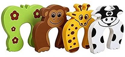 Volo Finger Pinch Door Guard Foam for Kids Safety(Pack of 4) Door Mounted Door Stopper