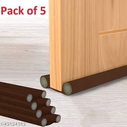 santram (Pack of 5) 36 inch Door Seal Twin Draught Draft Guard Door Closer Bottom Durable Floor Mounted Door Sealing Strip Guard Floor Mounted Door Stopper