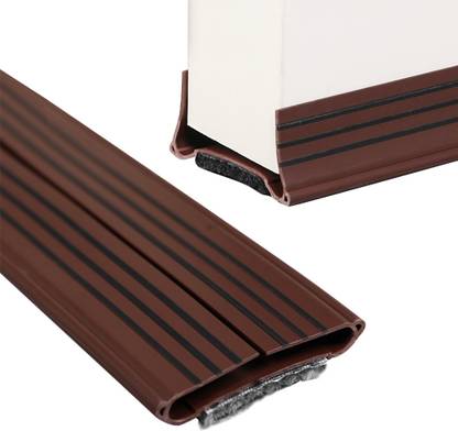 Verilux Door Bottom Gap Filler Self Adhesive Noise Reduction Strip Door Sweep for Room Bottom Gap Noise Reduction Self Adhesive Felt Bristle Strip Wall Mounted Door Stopper