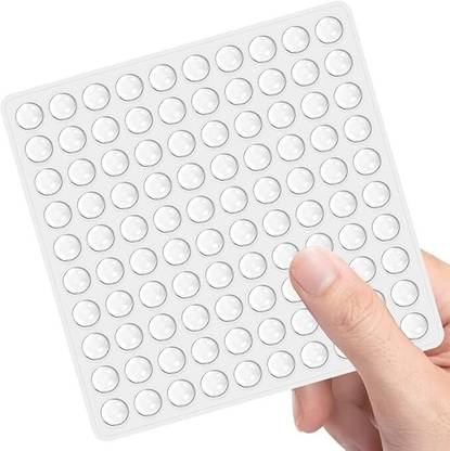 NIRMATSARY 100pcs Self Adhesive Sound Dampening Clear Bumper Soft Door Pad Noise Dampening Buffer Pads Protection Drawer Wooden Floor Door Mounted Door Stopper