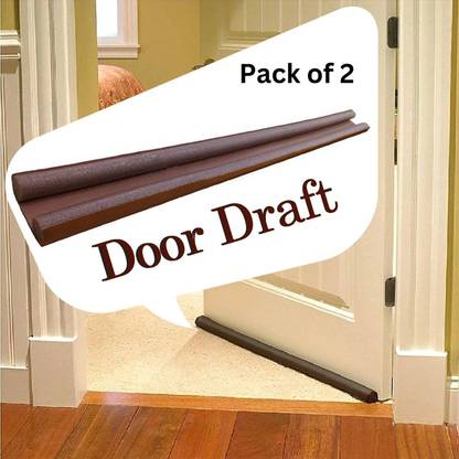 Shopfer Premium Door Guard - Protects from Pests, ScratchProof, Dustproof, Energy Saving | Anti-Collision | Universal Fit for Home/office Door | Light weight | Pack of 2 Floor Mounted Door Stopper