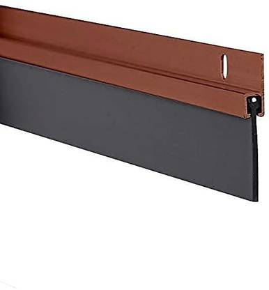 LSF Door Seal Bottom, Door Air Gap Rubber Shield, 36.5''/94cm Anti Rust (Pack of 2) Door Mounted Door Stopper