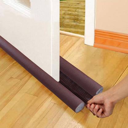 TRIDEV Pack of 3 Door Bottom Sealing Strip Guard for Home - 39 Inch | Sound Proof Reduce Noise Energy Saving Weather Stripping | Waterproof Floor Mounted Door Stopper