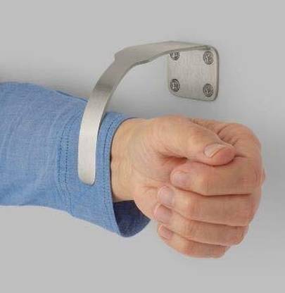 Indian Decor 490001 Hands-Free Door Opening Solution/Touch Free Door Opening knob 490001 /Touch Free Door Opening knob/Germ Free Easy-to-Install Door Mounted Door Stopper