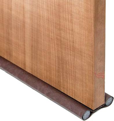 Sarvatr Door Bottom Sealing Strip Guard for Home Twin Under Door Draft Fabric Cover Gap Sealer - Stops Light/Dust/Cool-Hot Air Escape Sound-Proof Reduce Noise (Size-40 inch, Pack of 1, Dark Brown) Door Bottom Sealing Strip Guard Door Mounted Door Stopper