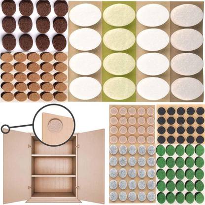 DIY Crafts 25mm, 1 Inch, 25 Pcs, Cabinet Door Bumpers DIY-Protector Small Felt Pads Bangle Stand
