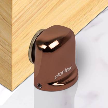 Impulse by Plantex APS-193-RG-P1 Heavy Duty Door Magnet Stopper/Door Catch Holder for All Door Types (Rose Gold) Door Mounted Door Stopper