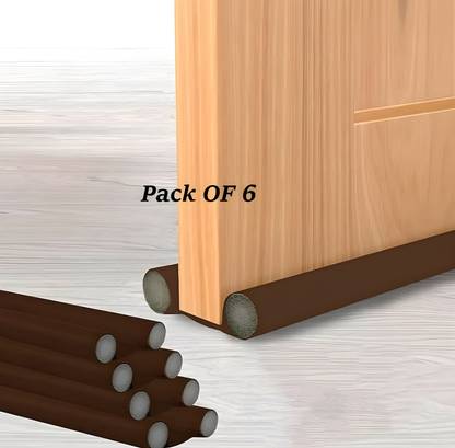 BloomKitchen (Pack Of 6) 39" Door Guard Door Draft Fabric Cover Guard Door Mounted Door Stopper