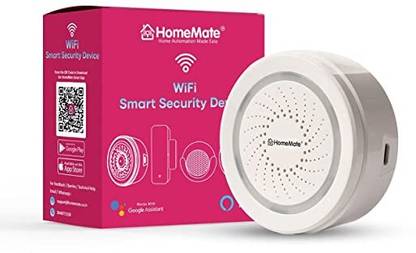 HomeMate WiFi Smart Alarm Siren for Alexa, Google home and IFTTT Door & Window Door Window Alarm