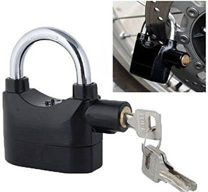 Muskan Enterprises LOCK-001 Steel Polished Finish Anti Theft Sensor Alarm Lock (Black) Door & Window Door Window Alarm