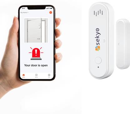 Sekyo Smart WiFi Door Sensor with Siren Door & Window Door Window Alarm