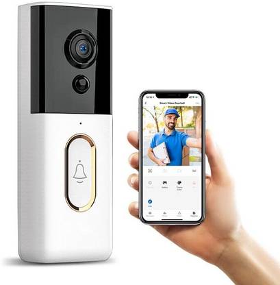 Techdash Ultra-Wide Angle Smart Video Doorbell Door Door Window Alarm