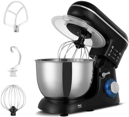 Kent Stand Mixer 1300W ideal To Whisk Mix&Knead 5L Bowl 6 SpeedSetting&PulseFunction Stainless Steel Continuous Dough Maker