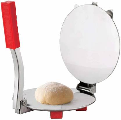 Medigo Hot Heavy Quality Stainless Steel Puri Maker Press Machine with Handle Manual Dough Press