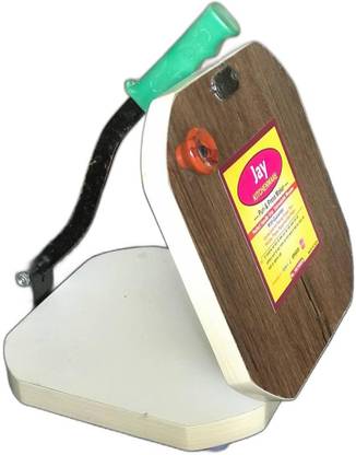 Jay Cold Wooden Puri Papad Paratha Maker Press (square shape) Dough Press Manual Dough Press