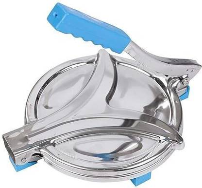 RH MALL Hot Manual Stainless Steel Papad/Khakhra/Puri/Roti Maker with pre Fitted Handle Manual Dough Press