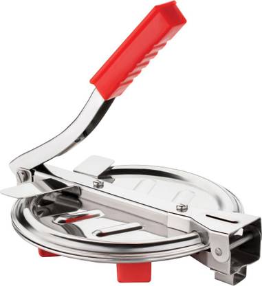 ABHAY Cold Stainless Steel Puri Maker Press Machine - Puri Presser with Handle for Home01 Manual Dough Press