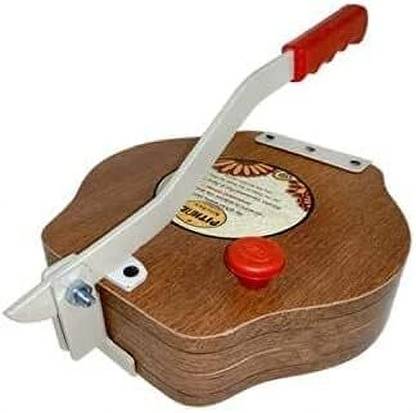 Remang Cold Wooden Puri Maker Machine Roti Khakhra Papad Presser And Anti Slip Handle Manual Dough Press