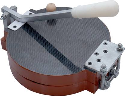 Fresten Heavy Quality Pure Wooden Adujastable Papad Maker Press Machine with Handle Roti and Khakra Maker