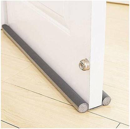 SANNO WORLD DOOR STOPPER NOICE REDUCER 01 PVC Sound-Proof Reduce Noise Energy Saving Weather Stripping Under Door Twin Draft Stopper (36 inch, Grey) Door Mounted Door Stopper