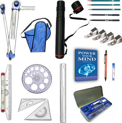 Book birds Mini drafter tools, Geometry box, writing stationery items for Engineering Drafting Compass Set